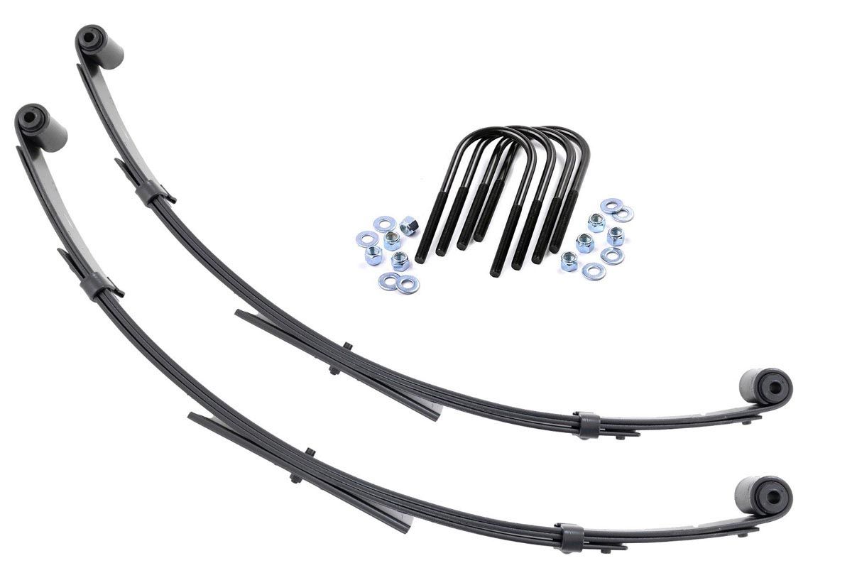 Jeep Wrangler Suspension Lift Kit - Front - Rough Country - Leaf Springs | 2.5